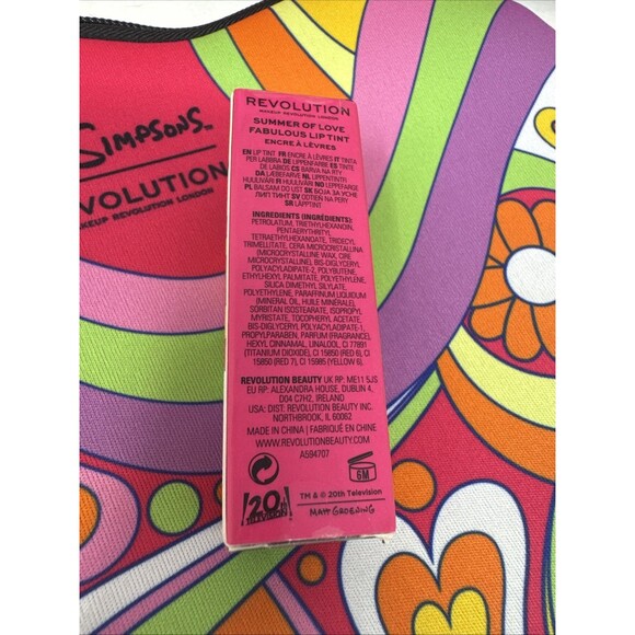 LOT 5 Simpsons Summer Of Love Revolution Makeup Set Brush Cosmetic Bag Shadow - Picture 7 of 13